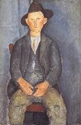 Amedeo Modigliani The Little Peasant (mk39) Sweden oil painting reproduction